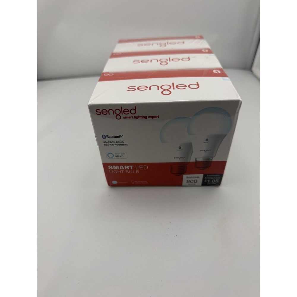 Sengled Bluetooth Smart Bulb 2 Pack 800 Lumens 60 W Equivalent  3 Boxes